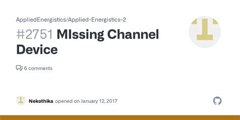 appliedenergistics channel device missing.